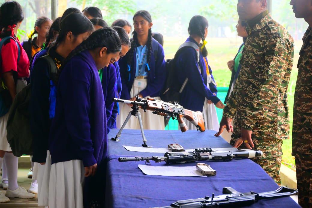 CRPF camp visit and exhibition